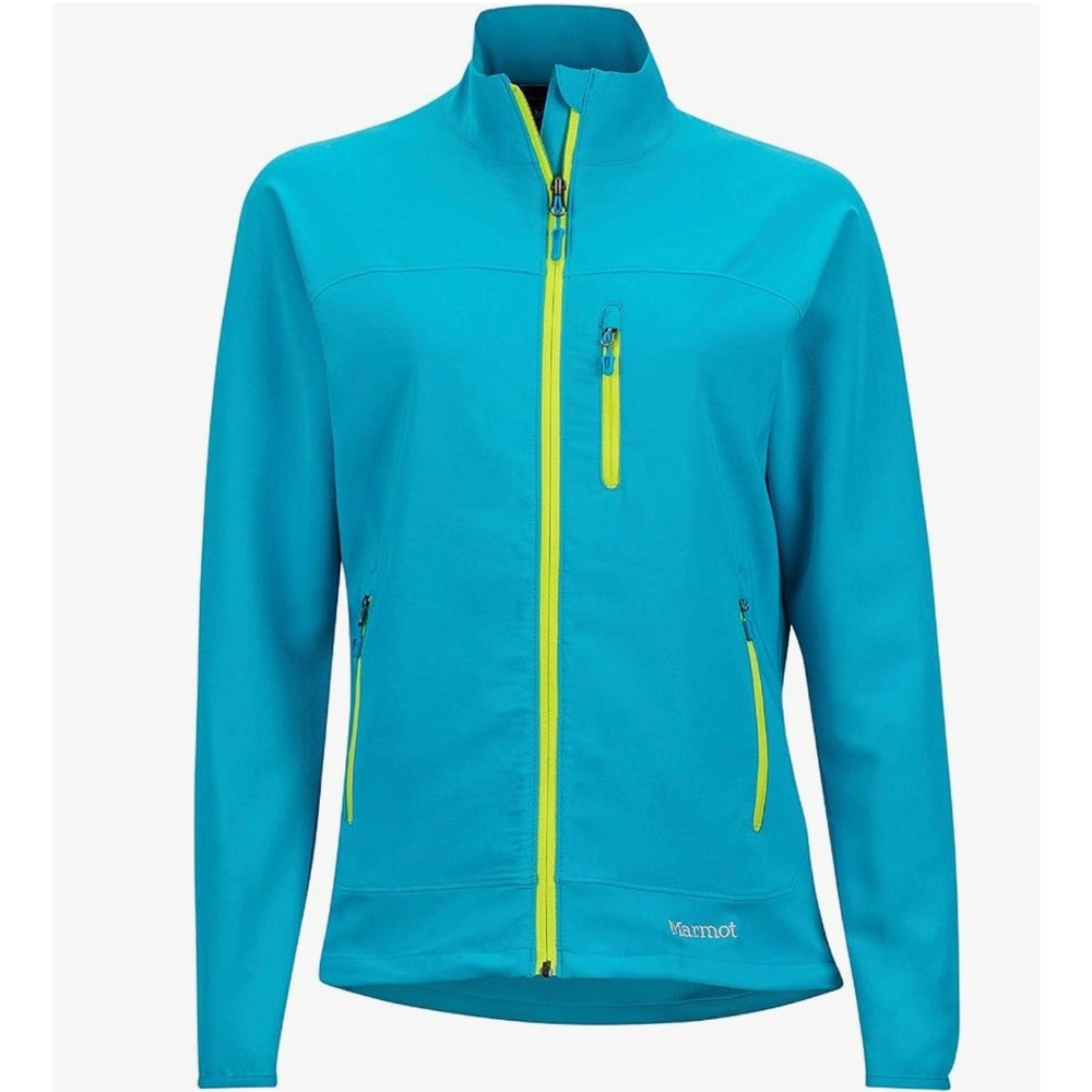 Marmot Womens Tempo‎ Active Jacket Blue Sea Waterproof Adventure Sz Medium EUC
